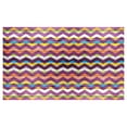 thumbnail image 4 of Chevron Ceramic Toothbrush Holder, Chevron Schemes on Wood Texture Geometrical Similar to Triangle Vibrant Graphic, Decorative Versatile Countertop for Bathroom, 4.5" X 2.7", Multicolor, by Ambesonne, 4 of 4