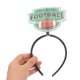 thumbnail image 5 of KAKOWELY 2 diademas con temática de fútbol americano y rugby, accesorios para el cabello para fiestas., 5 of 5