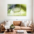 thumbnail image 2 of Elephant Stock Eye Vision Wall Art - Horizontal Multi Panel Canvas - Living Room Wall Decor - Profession Multi Panel - Green And Gray Decor - 57" x 36", 2 of 8