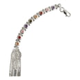 thumbnail image 4 of JOYARIS Pulsera Ajustable Placa De San Benito Zirconias Plata .925 Talla 18 cm PT-0000386, 4 of 4