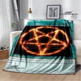 thumbnail image 1 of ¡Anime clásico YU GI OH! Manta estampada para pícnic, cálida, bonita manta para cama, suave y cómoda, manta de viaje para el hogar, 1 of 4