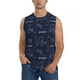 thumbnail image 1 of Fotbe Hockey Players Men's Camiseta sin Mangas Estampada para Hombres, Playera Casual para Gimnasio, Entrenamiento, Playa-Large, 1 of 7