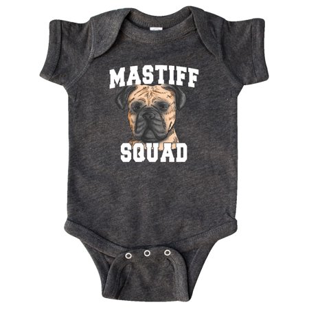 

Inktastic Dog Mastiff Squad Gift Baby Boy or Baby Girl Bodysuit