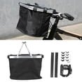 thumbnail image 1 of Bike Basket, Bike Riding Pouch Foldable Bicycle Basket  For Cycling, 1 of 8