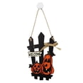 thumbnail image 2 of Halloween Decoración de Ventana de Oficina en hogar, de Decoración de Puerta Delantera de Halloween, para Fiestas de Halloween Calabaza 2 Macarena Coronas de halloween, 2 of 8