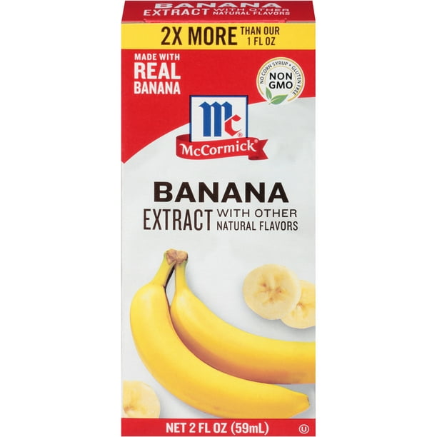 (2 Pack) McCormick Banana Extract, 2 fl oz - Walmart.com ...