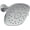 Chrome, variant on Moen 220R5ep Verso 1.75 GPM Multi Function Square Shower Head - Nickel