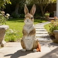 thumbnail image 1 of ddioayh Garden Ornaments Lifelike Sitting Easter Bunny Figurine Waterproof Durable for Outdoor Use Enhances Garden Ambience Perfect for Easter Spring Decor, 1 of 6