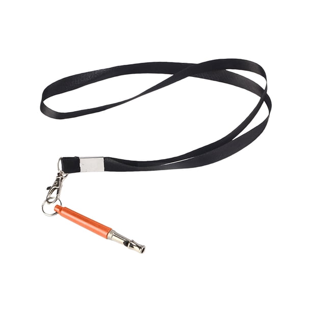 Silbato para perros para evitar los ladridos. Herramienta de adiestramiento ajustable. Control silencioso para perros. 1 cordón con paquete de 1 unidad de silbato para mascotas