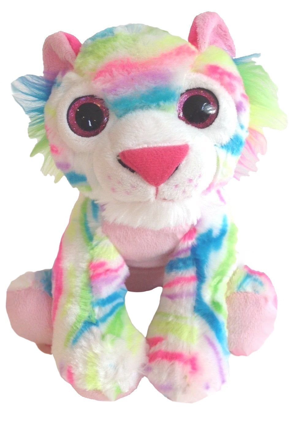 rainbow tiger stuffed animal