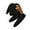 Black-03, variant on Owordtank Baby Boy Clothes Toddler Bear Outfit Long Sleeve Crewneck Sweatshirt and Jogger Pants Fall Clothes