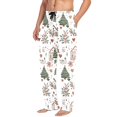 thumbnail image 2 of FORMRS Mens Pajama Pants with Pockets Sleepwear Lounge Bottoms Sizes S-2XL, White Nordic Christmas House, 2 of 7