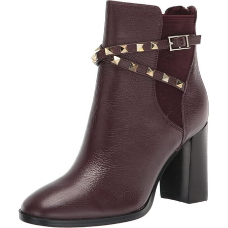NINE WEST Womens Donda Ankle Boot 7 Bordeaux