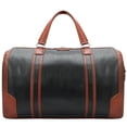 thumbnail image 4 of KINZIE | Leather Two-Tone Carry-All Tablet Duffel, 4 of 6