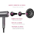 thumbnail image 2 of 1800W Professional Hair Dryer with Diffuser Ionic Conditioning - Powerful, Fast Hairdryer Blow Dryer,AC Motor Heat Hot and Cold Wind Constant Temperature Hair Care Without Damaging Hair, 2 of 8