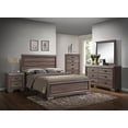 thumbnail image 3 of ACME Furniture 26024 Lyndon Mirror, Weathered Gray Grain, 3 of 5