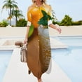 thumbnail image 3 of Original Trader Vic Mai Tai with Lime Rum and Mint Long Sleeved Shirt Dress Long dresses Womens dresses, 3 of 6