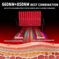 thumbnail image 4 of Panel de terapia de luz roja PEEKO 660 nm 850 nm LED para sauna, 4 of 7