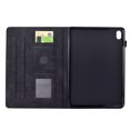 thumbnail image 3 of Dteck Case for ipad 9.7 inch 5th/6th Generation 2017/2018, Protective Leather Case for ipad 9.7 Air 1/2 Gen, Embossed Stand with Multiple Viewing Angles Stand PU Leather Back Cover, Black, 3 of 7