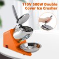 thumbnail image 2 of Electric Ice Crusher Shaver Snow Cone Maker Machine Dual Blades 143LBS/HR, 2 of 15