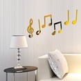 thumbnail image 3 of Autocollant Mural Miroir Mode note Musicale Créative, 3 of 5