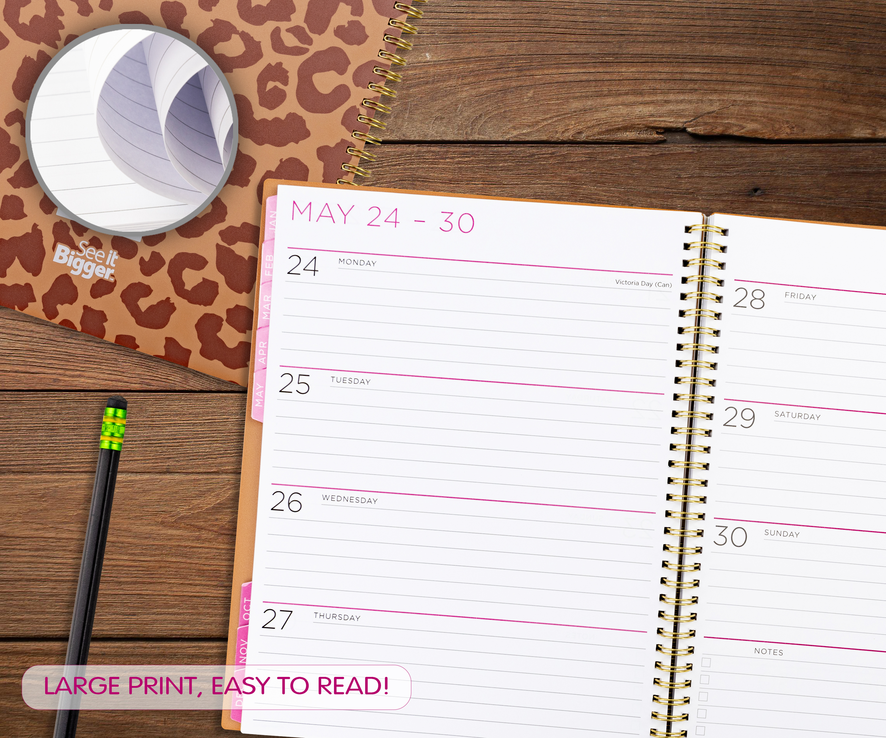 See It Bigger Monthly Weekly Planner, 15-Month photo 7