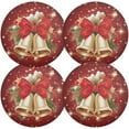 thumbnail image 2 of GZHJMY Christmas Wind Chime Placemats Set of 4 Non-Slip Heat Resistant Dining Table Place Mats Washable Kitchen PVC Weave Table Mats Table Mat, 2 of 7