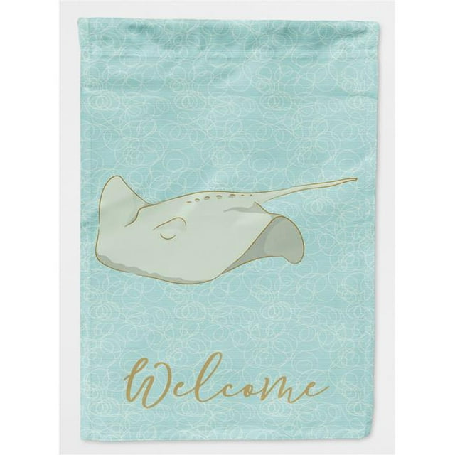Carolines Treasures BB8571CHF Sting Ray Bienvenue Drapeau Toile Maison Taille