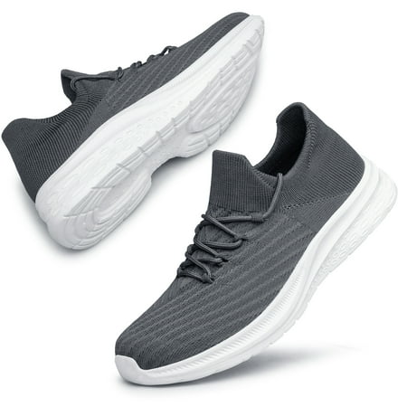 SILLENORTH Men s Mesh Sneakers Slip on Walking Shoes Breathable Comfort Casual Athletic
