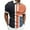Orange, variant on Streetwear Mens Casual Polo Shirt Mens Spring And Summer Fashion Lapel Zipper Short Sleeve Printed T Shirt Shirt Top