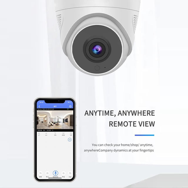 WiFi Monitoreo remoto inalámbrico Seguimiento automático Cámara IP de visión nocturna (UE)