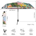 thumbnail image 3 of FORMRS Travel Umbrella Folding Auto Open Close Windproof Rain UV Protection, Floral Seaside, 3 of 8