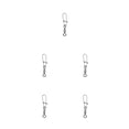 thumbnail image 3 of Paquete de 10 pines de conector de pesca Greeniant acero inoxidable Type2 NO2, 3 of 6