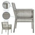 thumbnail image 4 of Modway Aura Outdoor Patio Wicker Rattan Dining Armchair, Multiple Colors, 4 of 6