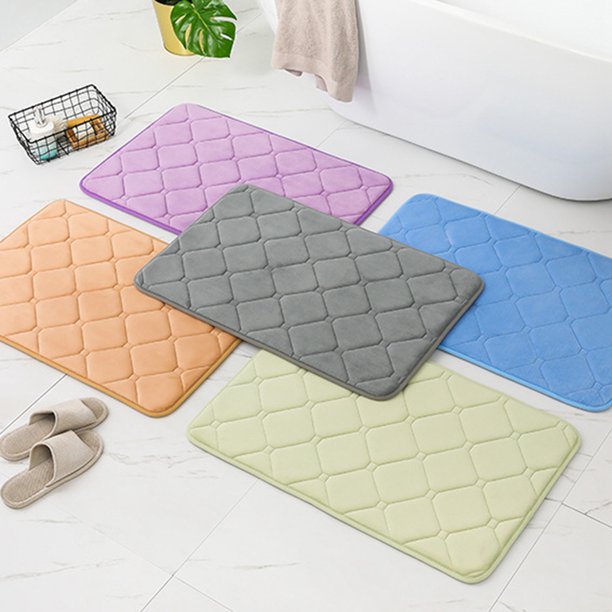Memory Foam Bath Mat Rug,Super Soft NonSlip and Absorbent Bathroom Rug