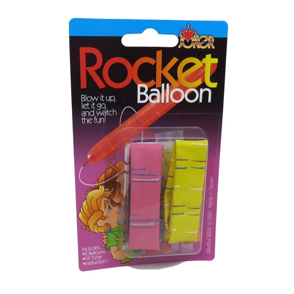 Rocket Balloon, Two in Each Package