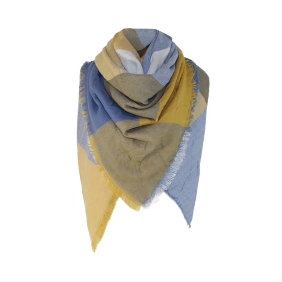 Cuekondy Scarf for Passionbility Women's Fall Winter Scarfs for Women Plaid Cozy Scarf Chunky Large Blanket Wrap Shawl Scarves Gold Scarf