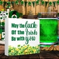 thumbnail image 4 of Zomyto 7"x7" St Patrick Day Shamrock Wood Block Sign,May the Luck of The Irish Be with You Clover Wood Block Plaque Box Sign,St.Patrick's Day Wooden Box Decor, 4 of 7