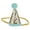 Gold+Blue, variant on Yoyauz Birthday Rainbow Cone Cap - Glitter Birthday Hat, Rainbow Birthday Party Decoration