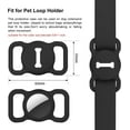 thumbnail image 2 of [2 Pack]Airtag Dog Collar Holder, Air Tag Protective Cat Airtag Dog Collar,Silicone AirTags GPS Tracking Accessories,Air Tags with Bone Pattern(Black/White), 2 of 5