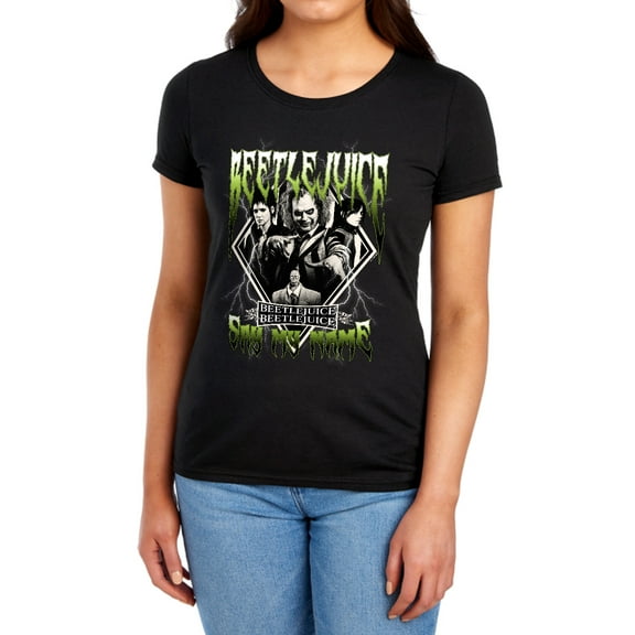 Beetlejuice Beetlejuice Group Band Women's T Shirt, Black, X-Large