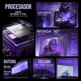 thumbnail image 2 of Laptop Gamer ASUS TUF Gaming A16 GeForce RTX 4050 6GB Ryzen 7 170 16GB DDR5 512GB SSD Pantalla 16” WUXGA 144Hz Windows 11 Teclado Ingles, 2 of 6