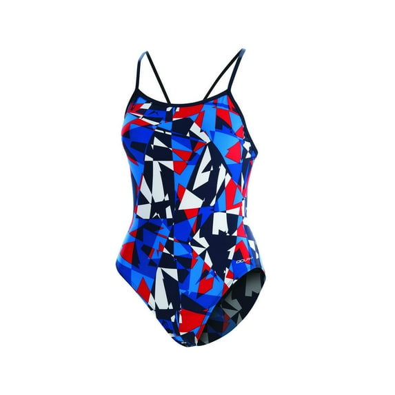 Dolfin Graphlite Swimsuit DYNAMITE V Red/White/Blue Size 28