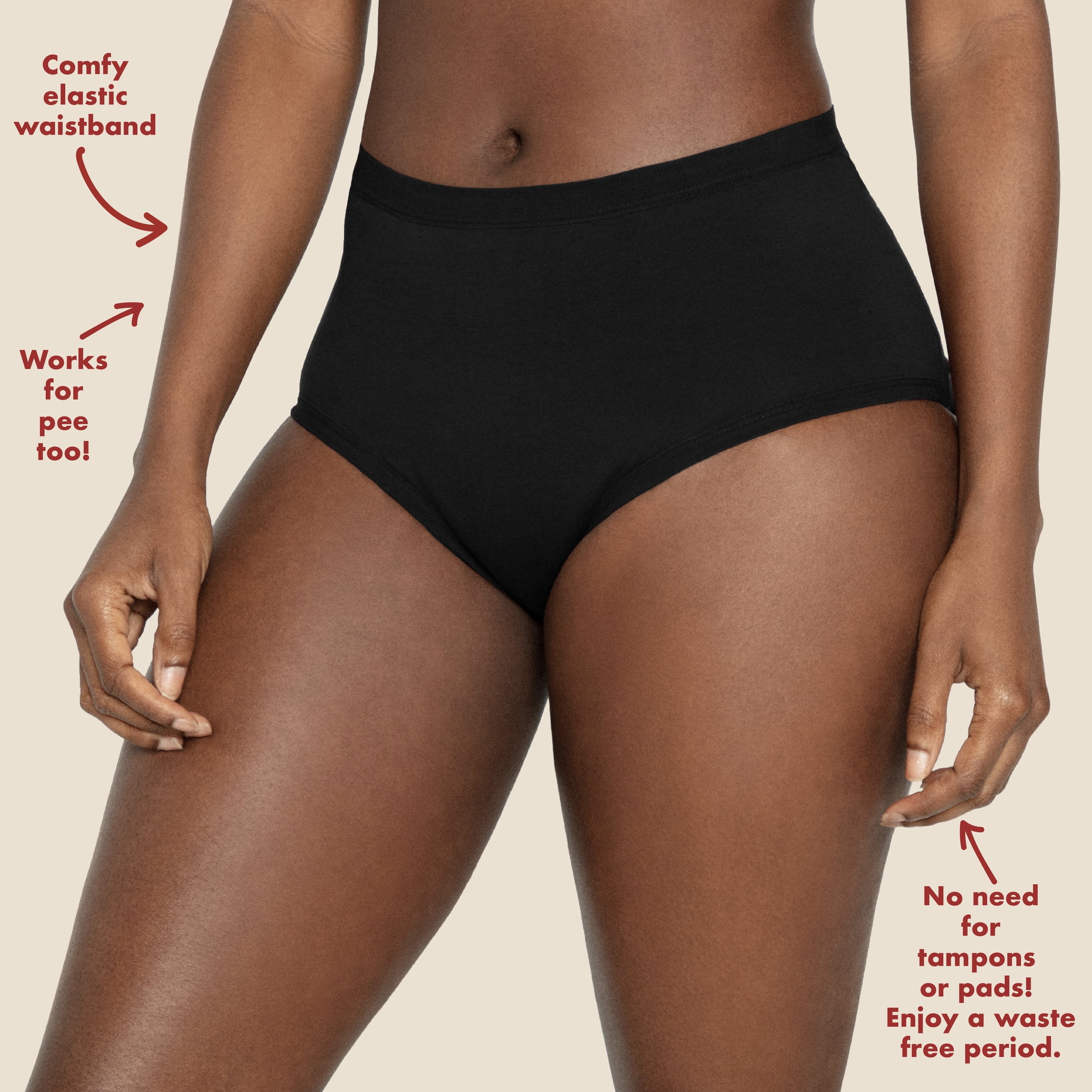The Period Company The High Waisted Pee. in Sporty Stretch for
