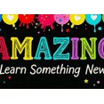 thumbnail image 4 of Colorful and Motivational Backdrop Banner with Amazing Text and Heart Elements Party Decorations for Classroom Celebrations Photo Backdrops Learning Events and Inspirational Gatherings, 4 of 4