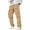 Khaki-E6, variant on Mens Military Pants Water Resistant Stretch Waistband Cargo Pants with Multi Pockets Quick Dry Joggers Classic Hunting Ripstop Hiking Cargo Pants Trousers,Green 2XL