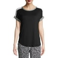 thumbnail image 6 of Secret Treasures Women's and Women's Plus Short Sleeve Pajama Top, 6 of 6