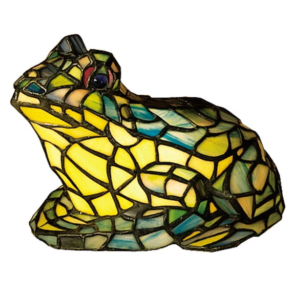 Meyda Tiffany - 16401 - One Light Accent Lamp - Frog - Blue/Green Purple/Blue Ia-45pack
