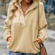 thumbnail image 1 of Puntoco Mujer Moda Suelta Manga Larga Blusa Botones Casual Empalme Bolsillo tops Abrigo Puntoco Puntoco-5234, 1 of 5