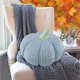 thumbnail image 5 of Uuiauoio Pumpkin Pillow Flock Material Holiday Decorative Throw for Bed Sofa Cushion Gift Soft Stuffed Realistic Design Festive Home,Halloween Pumpkins Plush Toys, 5 of 7